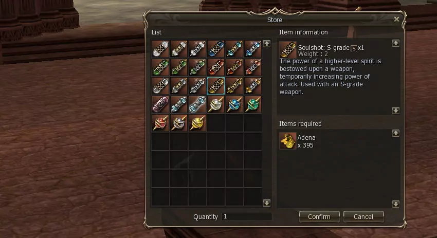 soulshot, spiritshot, gameplay