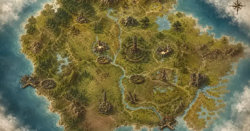 lineage 2 lower world map