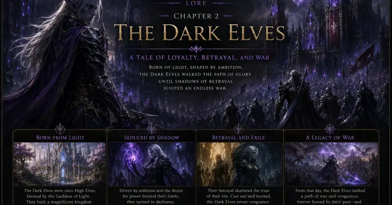 Lineage II Lore: The Dark Elves' Origin