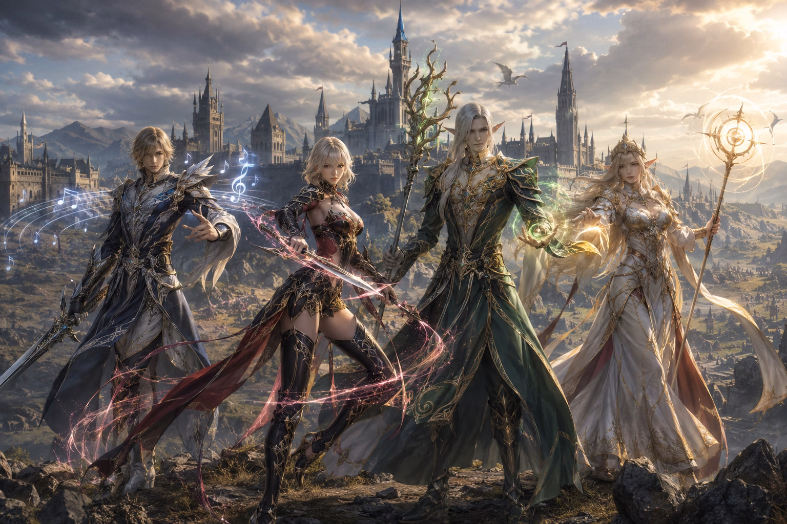 Lineage 2 Bards and Healers