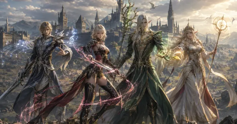 Lineage 2 Bards and Healers