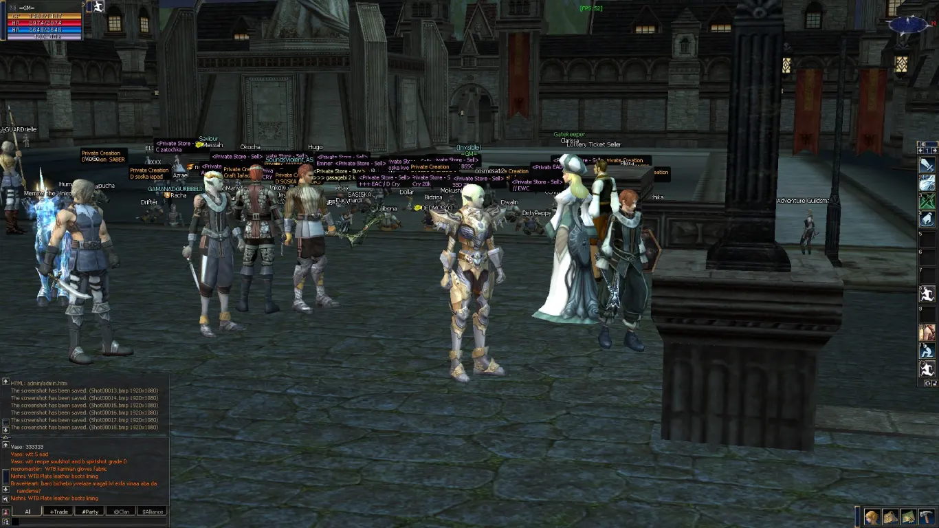 Giran town, gameplay