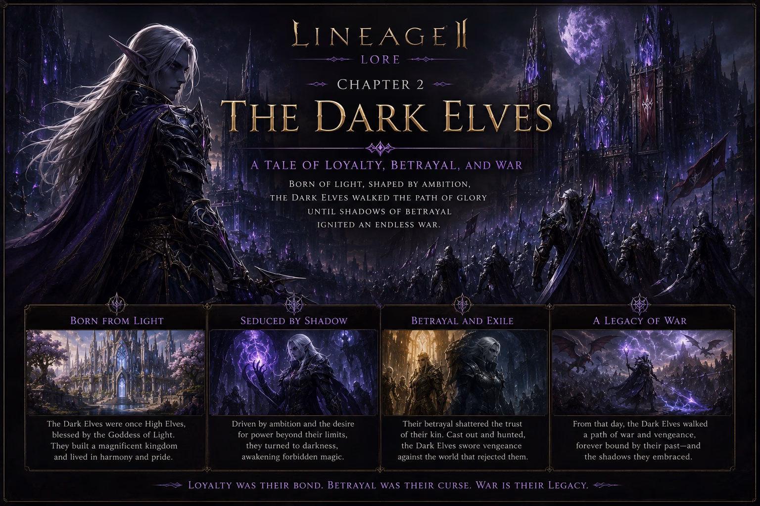 Lineage II Lore: The Dark Elves' Origin